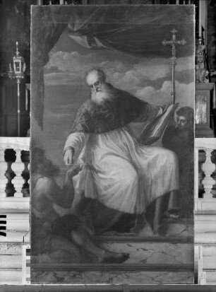 Evangelist Johannes, Almosen gebend