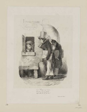Zwei Lithographen, aus: "Verschiedene Lithographien"