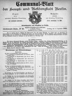 1885,39: No. 39, 27. September 1885