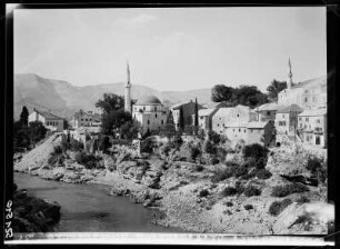 Mostar: Blick von der alten Römerbrücke