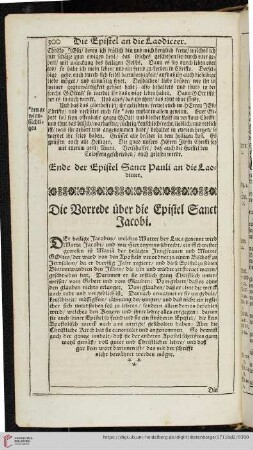 [Die Epistel des heiligen Apostels Jacobi]