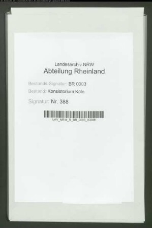 Vermögen des ehemaligen Domkapitels und der Domfabrik
