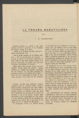 La tonada maravillosa