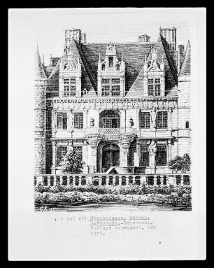 Chenonceaux, Schloss, Südfassade