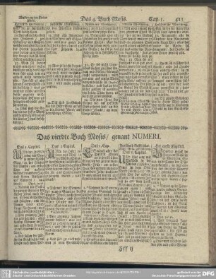 Das vierdte Buch Mosis, genant Numeri