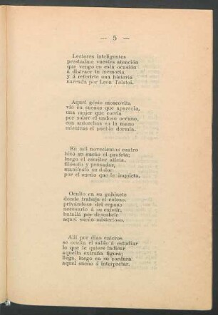 [Una historia narrada por Leon Tolstoi]