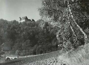 Bärenstein, Blick auf das Schloss Bärenstein vom Müglitztal aus