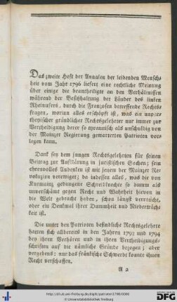 Antwort der Mainzer mishandelten Patrioten.