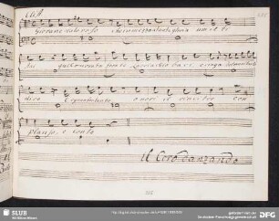 Recitativo: Giovane valoroso