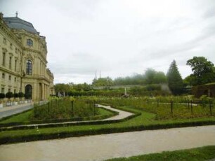 Würzburg: Residenz Hofgarten