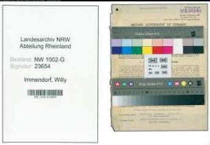 Entnazifizierung Willy Immendorf, geb. 06.05.1890 (Schornsteinf.)