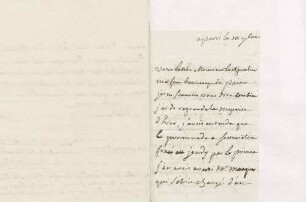 Unbekannt an Michele Enrico Sagramoso (Paris)