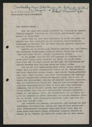 Meissner an Lutheran World Federation (Durchschlag) 27.9.1951