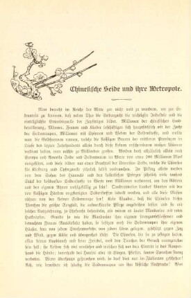 Chinesische Seide und ihre Metropole