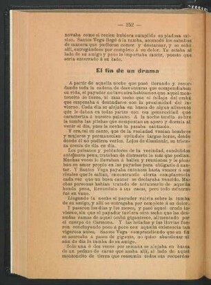 El fin de un drama
