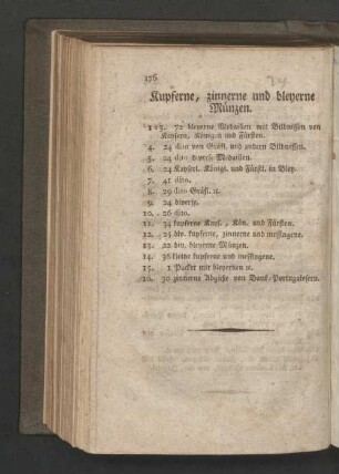 Kupferne, zinnerne und bleyerne Münzen