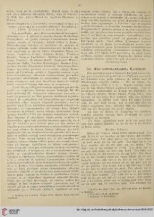 1: Eine mittelhochdeutsche Handschrift