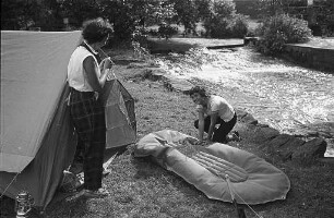 Urlaub auf dem Campingplatz beim Kühlen Krug.