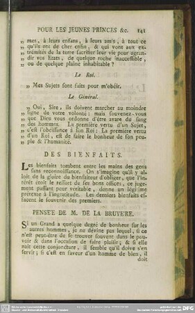 Pensée De M. De La Bruyère