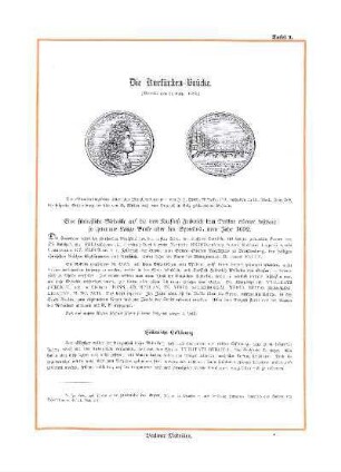 Die Kurfürsten-Brücke (Medaille von R. Faltz, 1692)