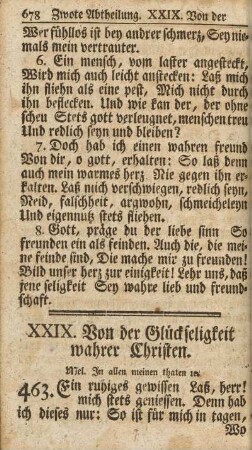 XXIX. Von der Glückseligkeit wahrer Christen