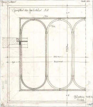 Fischer, Theodor; München; Haus Milker - Ziergitter der Haustür (Detail)