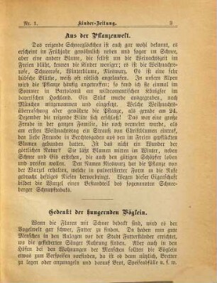 Kinder-Zeitung. 1. 1897