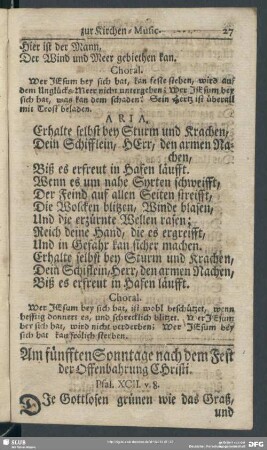 Am fünfften Sonntage nach dem Fest der Offenbahrung Christi. Psal. XCII. v. 8.