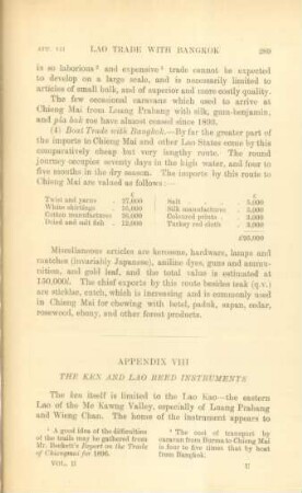 Appendix VIII. The Ken and Lao reed instruments