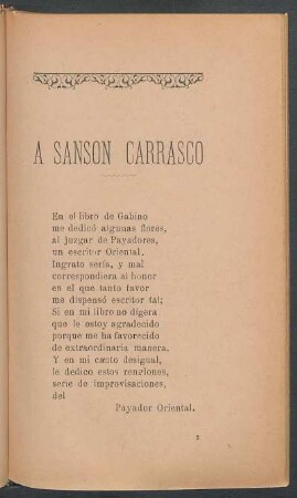 A Sansón Carrasco