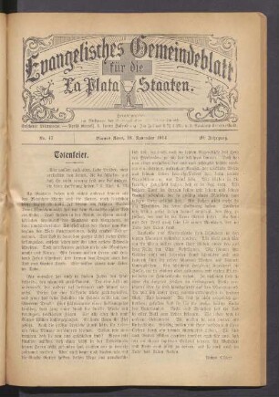 No. 47. 18. November 1914