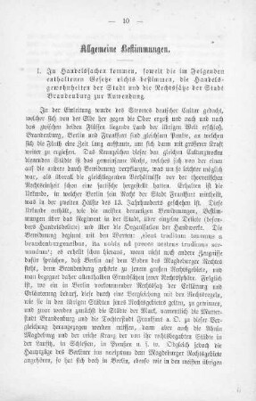 Allgemeine Bestimmungen