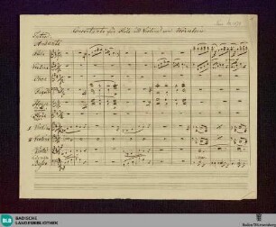 Concertos - Don Mus.Ms. 1070 : fl, vl, orch; D; GroF deest