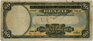 Geldschein, 50.000 Reis, 1915