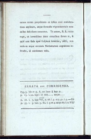 Errata sic Corrigenda.