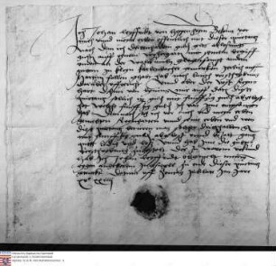 Urkunde Johann Seifrid v. Heppenheim für Reinhard Dhun v. Lyningen über 50 Gulden