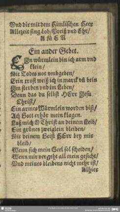 Ein ander Gebet