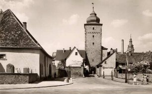 Postkartenalbum mit Motiven von Durlach. "Durlach (Baden). Basler Tor"