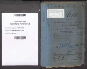Brockhoff, Gustav 02.06.1825 - 29.11.1896; Geheimer Bergrat; Personalakte