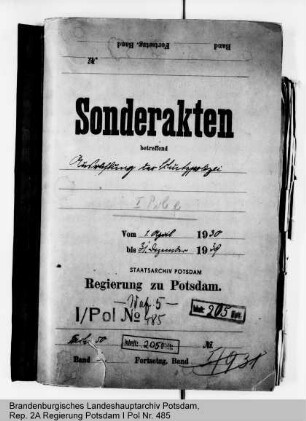 Ausrüstung der Schutzpolizei mit Waffen