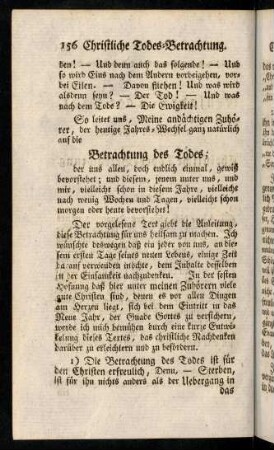 156-170, Betrachtung des Todes