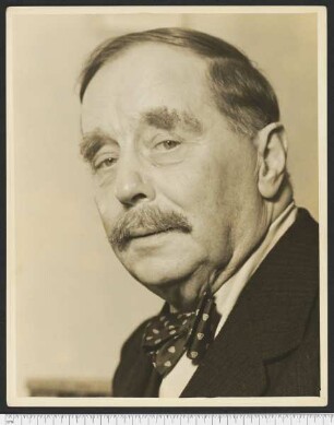Porträtaufnahme Herbert G. Wells
