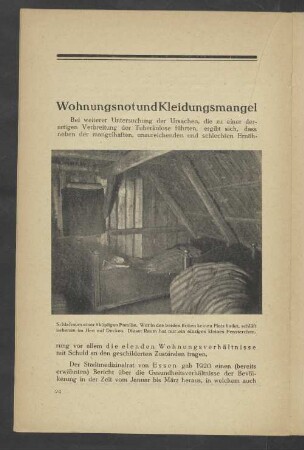 Wohnungsnot und Kleidungsmangel