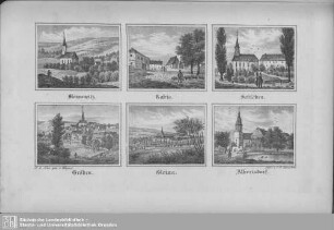 Mennewitz, Rabis, Schlöben, Gröben, Gleina, Albertsdorf