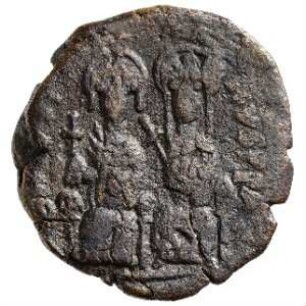Münze, Follis, 572 / 573