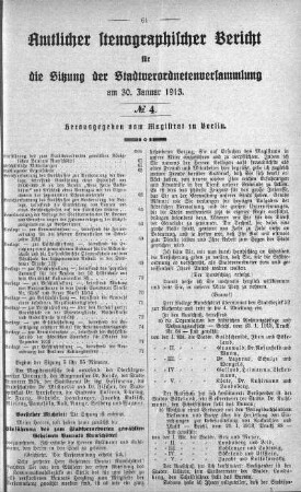No 4, 30. Januar 1913