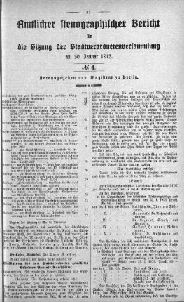 No 4, 30. Januar 1913