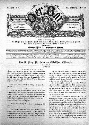 15. Juni 1878, Nr. 12