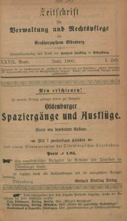 Juni-December 1900 = 1.-2. Heft