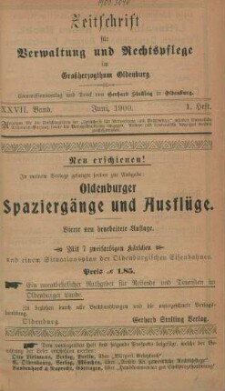 Juni-December 1900 = 1.-2. Heft